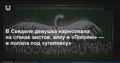 В Скиделе девушка нарисовала на стенах аистов, елку и «Погоню» — и попала под «уголовку» - news.tut.by - Белоруссия