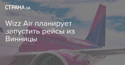 Сергей Моргунов - Wizz Air - Wizz Air планирует запустить рейсы из Винницы - strana.ua - Австрия - Венгрия - Берлин - Будапешт - Варшава - Вена - Винница