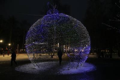Новогодняя иллюминация появилась в парке Пушкина в Нижнем Новгороде - vgoroden.ru - Нижний Новгород - р-н Советский