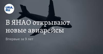 В ЯНАО открывают новые авиарейсы. Впервые за 9 лет - ura.news - Москва - Тюмень - Салехард - окр. Янао