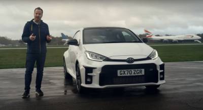Новенькую Toyota GR Yaris 2021 года испытал легендарный ведущий их Top Gear, видео - akcenty.com.ua - Украина