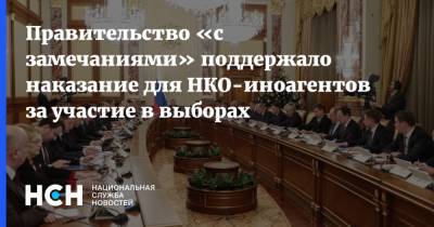 Василий Пискарев - Правительство «с замечаниями» поддержало наказание для НКО-иноагентов за участие в выборах - nsn.fm