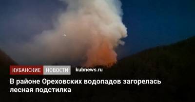 В районе Ореховских водопадов загорелась лесная подстилка - kubnews.ru - Сочи