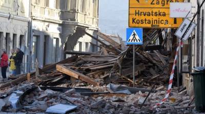 Новое землетрясение магнитудой 4,8 произошло в Хорватии - belta.by - Хорватия - Петриня