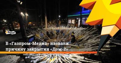 Александр Жаров - В «Газпром-Медиа» назвали причину закрытия «Дом-2» - ridus.ru