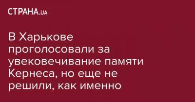 Геннадий Кернес - Игорь Терехов - В Харькове проголосовали за увековечивание памяти Кернеса, но еще не решили, как именно - strana.ua - Украина - Харьков