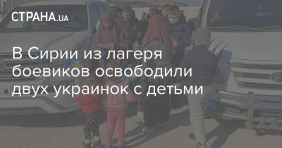 Владимир Зеленский - В Сирии из лагеря боевиков освободили двух украинок с детьми - strana.ua - Сирия - Крым - Одесса - Кременчуг