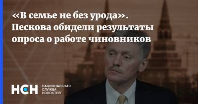 Дмитрий Песков - «В семье не без урода». Пескова обидели результаты опроса о работе чиновников - nsn.fm - Россия