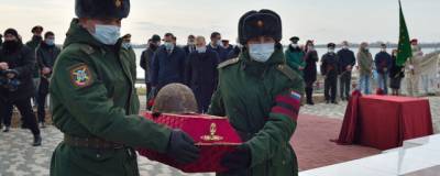 В Адыгее перезахоронили останки неизвестного солдата - runews24.ru - респ. Адыгея - район Тахтамукайский