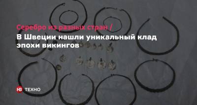 Серебро из разных стран. В Швеции нашли уникальный клад эпохи викингов - nv.ua - Украина - Швеция - Стокгольм