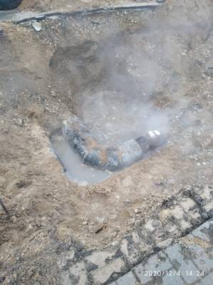В Сосновом Бору ликвидировали последствия прорыва трубы с горячей водой - ivbg.ru - Украина - Ленобласть