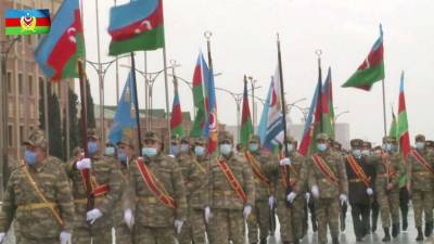 Минобороны Азербайджана готовит военный парад в честь окончания конфликта в Нагорном Карабахе - informburo.kz - Азербайджан - Нагорный Карабах - Баку