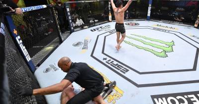 Боец UFC нокаутировал соперника сокрушительным ударом коленом (видео) - tsn.ua - США - Украина - Мексика - Вегас