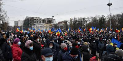 Майя Санду - Игорь Додон - В Молдове оппозиция протестует против власти Додона — требуют провести досрочные парламентские выборы — фото - nv.ua - Украина - Молдавия - Кишинев