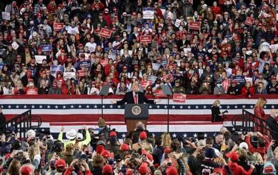 Дональд Трамп - Дэвид Пердью - Байден - Трамп провел первый митинг после поражения на выборах - korrespondent.net - США - шт. Джорджия