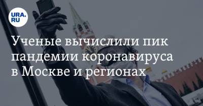 Виктор Захаров - Ученые вычислили пик пандемии коронавируса в Москве и регионах - ura.news - Москва - Санкт-Петербург