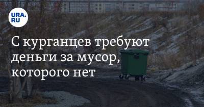 С курганцев требуют деньги за мусор, которого нет - ura.news - Шадринск