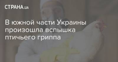 В южной части Украины произошла вспышка птичьего гриппа - strana.ua - Украина