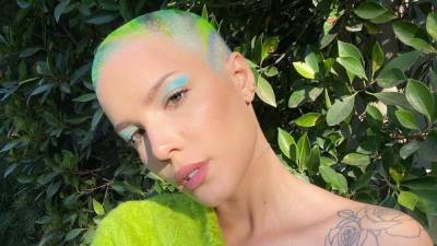 Безумный цвет волос и макияж глаз: певица Halsey кардинально сменила имидж - 24tv.ua