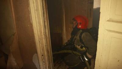 Из горящей квартиры на улице Софьи Ковалевской эвакуировали 5 человек - piter.tv - Санкт-Петербург - р-н Калининский