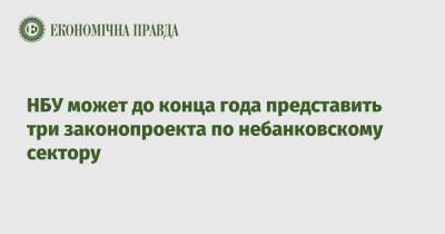 Екатерина Рожкова - НБУ может до конца года представить три законопроекта по небанковскому сектору - epravda.com.ua - Украина