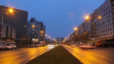 На улице Одоевского установили 170 новых светильников - piter.tv