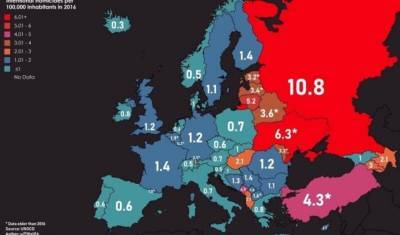 Цифра дня: Россия лидирует в Европе по уровню умышленных убийств и по числу силовиков - newizv.ru - Судан - Венесуэла - Гаити - Нигерия - Конго - Гондурас - Сенегал