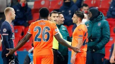Пьер Вебо - УЕФА проведет расследование расистского скандала на матче Лиги чемпионов - 5-tv.ru - Турция - Франция - Париж - Twitter