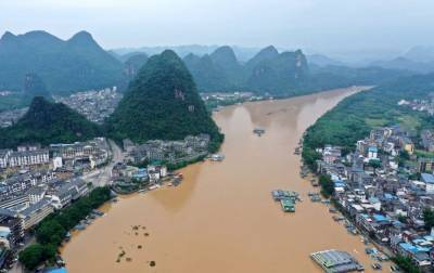 Наводнение в Китае: пострадали уже более 1,45 млн человек - rbc.ua - Китай - Украина - Китай - район Гуанси-Чжуанский