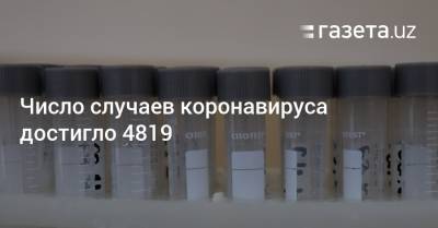 Число случаев коронавируса достигло 4819 - gazeta.uz - Узбекистан - Самаркандская обл.