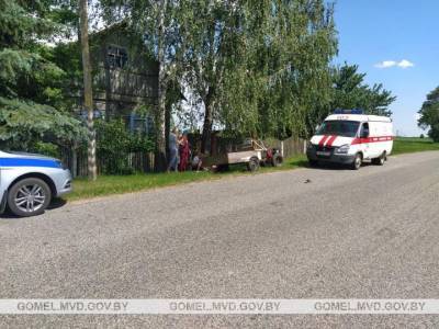 Мотоблок переехал выпавшую пассажирку в Речицком районе - naviny.by - район Речицкий