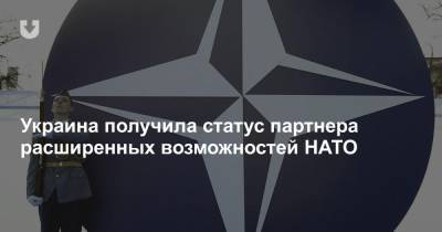 Украина получила статус партнера расширенных возможностей НАТО - news.tut.by - Украина - Лунгеск