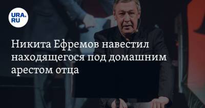 Михаил Ефремов - Сергей Захаров - Никита Ефремов - Никита Ефремов навестил находящегося под домашним арестом отца - ura.news - Россия