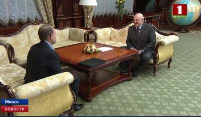 Виктор Медведчук - Александр Лукашенко - Александр Лукашенко встретился с украинским политиком Виктором Медведчуком - tvr.by - Украина - Белоруссия