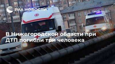В Нижегородской области при ДТП погибли три человека - ria.ru - Нижегородская обл. - Нижний Новгород - Иваново - Нижний Новгород