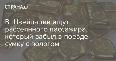 В Швейцарии ищут рассеянного пассажира, который забыл в поезде сумку с золотом - strana.ua - Киев - Швейцария - Находка