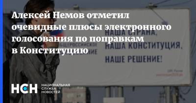 Алексей Немов - Алексей Немов отметил очевидные плюсы электронного голосования по поправкам в Конституцию - nsn.fm - Москва