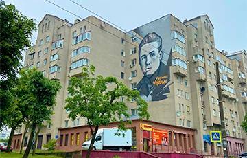 В Минске появилось граффити с Кузьмой Чорным - charter97.org - Минск - Минская обл. - район Копыльский