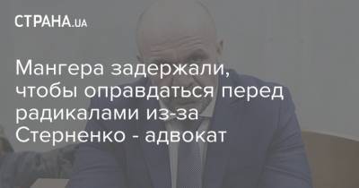 Екатерина Гандзюк - Сергей Стерненко - Владислав Мангер - Алексей Левин - Мангера задержали, чтобы оправдаться перед радикалами из-за Стерненко - адвокат - strana.ua - Украина - Херсон