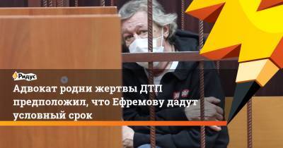 Михаил Ефремов - Сергей Захаров - Александр Добровинский - Адвокат родни жертвы ДТП предположил, что Ефремову дадут условный срок - ridus.ru - Москва