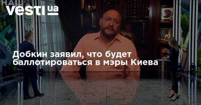 Михаил Добкин - Добкин заявил, что будет баллотироваться в мэры Киева - vesti.ua - Киев