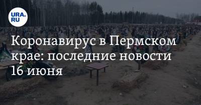 Коронавирус в Пермском крае: последние новости 16 июня. Кладбища снова открыли - ura.news - Россия - Пермский край