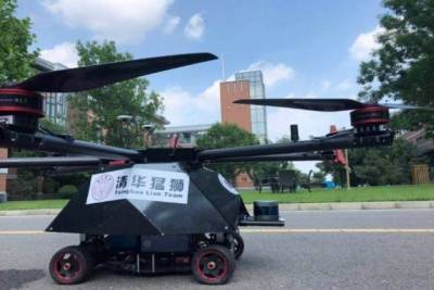 В Китае разработали беспилотник, который может и летать, и ездить по земле - enovosty.com - Китай