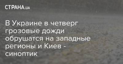 Наталья Диденко - В Украине в четверг грозовые дожди обрушатся на западные регионы и Киев - синоптик - strana.ua - Украина - Киев - Винницкая обл.