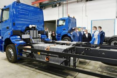 КАМАЗ представил первый грузовой электромобиль - autostat.ru - Камаз