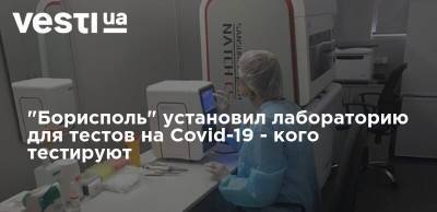 "Борисполь" установил лабораторию для тестов на Covid-19 - кого тестируют - vesti.ua