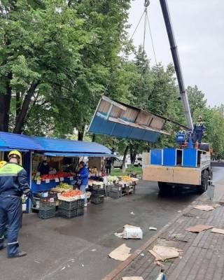 Кемеровчане сообщили о демонтаже рынка на проспекте Ленина - gazeta.a42.ru