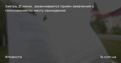 Алексей Орлов - Завтра, 21 июня, заканчивается приём заявлений о голосовании по месту нахождения - 1k.com.ua - Россия - Украина - Нао