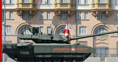 Перед посольством США в Москве прошла колонна Т-90 - profile.ru - Москва - США