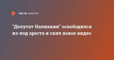 Виталий Наливкин - "Депутат Наливкин" освободился из-под ареста и снял новое видео - ren.tv - Приморье край